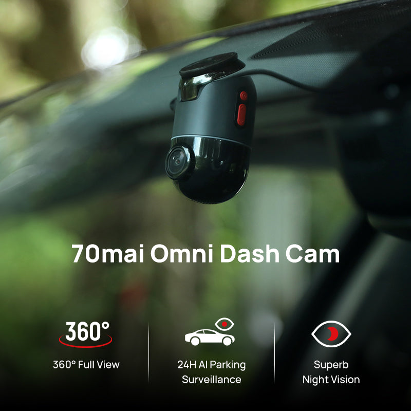70mai Dash Cam Omni 360° eMMC 128G – 70mai Official Store Morocco